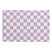 Housse D'oreillers Vérification du pourpre, Motif de tableau de contr (Dos)