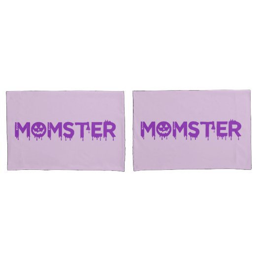 Housse D'oreillers Version de Momster Purple (devant-Set)