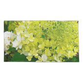 Housse D'oreillers Vert Chartreuse, Hydrangea Limelight, (Dos-gauche)