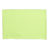 Housse D'oreillers Vert citron simple (devant-gauche)