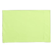 Housse D'oreillers Vert citron simple (devant-Droit)