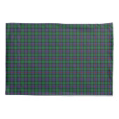 Housse D'oreillers Vert clair et bleu écossais Plaid Motif (Dos)