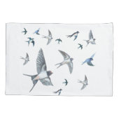 Housse D'oreillers Vestige d'oiseaux avageurs volants (Dos)