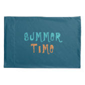 Housse D'oreillers Vibes d'été du soleil & vacances, Art esquissé (Dos)