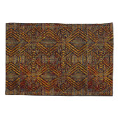Housse D'oreillers Vibes Textiles Africaines - Coque Coussin à impres (Dos)