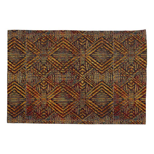 Housse D'oreillers Vibes Textiles Africaines - Coque Coussin à impres (Dos)