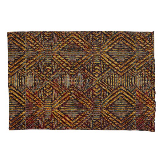 Housse D'oreillers Vibes Textiles Africaines - Coque Coussin à impres (devant)