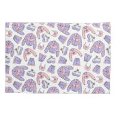 Housse D'oreillers Vibrations roses mode des années 90  (Dos)