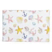 Housse D'oreillers Vie marine et Ancres (Dos)