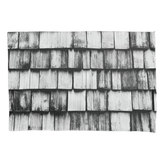 Housse D'oreillers Vieille planche de bois usée murale (devant)