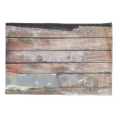Housse D'oreillers Vieux bois rustique bateau en bois plank (Dos)