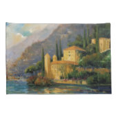 Housse D'oreillers Villa de lac (Dos-Droit)