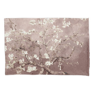 Housse D'oreillers Vincent Van Gogh Almond Blossoms Taupe Beige