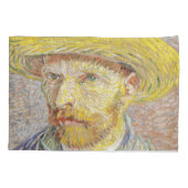 Housse D'oreillers Vincent van Gogh - Autoportrait avec paille (Dos)