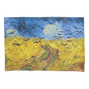 Housse D'oreillers Vincent van Gogh - Champ de blé aux corbeaux