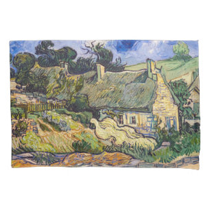 Housse D'oreillers Vincent Van Gogh - Chaumières à Cordeville