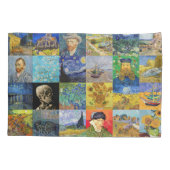 Housse D'oreillers Vincent van Gogh - chefs-d'oeuvre Mosaic Patchwork (Dos)