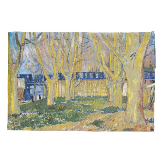 Housse D'oreillers Vincent van Gogh - Le Train Bleu (Dos)