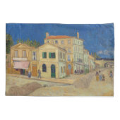 Housse D'oreillers Vincent van Gogh - Maison Jaune / Rue (Dos)