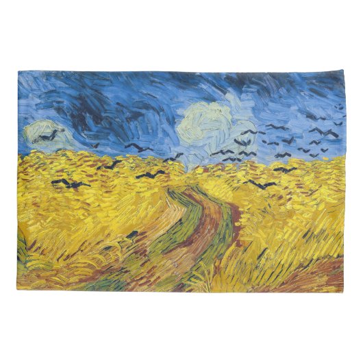 Housse D'oreillers Vincent van Gogh - Wheatfield with Crows (Dos)