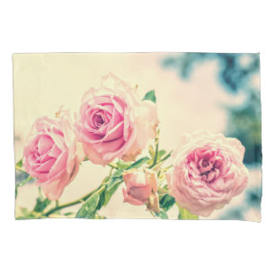 Housse D'oreillers Vintage rose