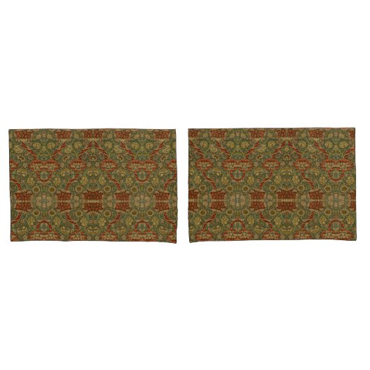 Housse D'oreillers Vintage William Morris Wandle (devant-Set)