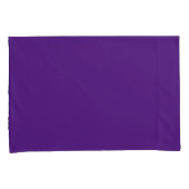 Housse D'oreillers Violet clair solide (devant-Droit)