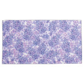 Housse D'oreillers Violette aquarelle fleurs lilas (devant-Droit)