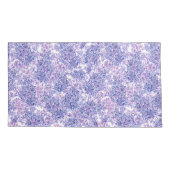 Housse D'oreillers Violette aquarelle fleurs lilas (Dos-gauche)