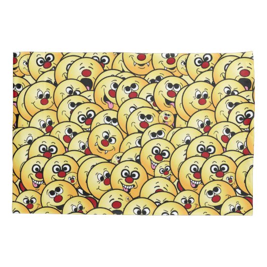 Housse D'oreillers Visages drôles de Grumpeys réglés (Dos)