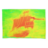Housse D'oreillers voilier fluorescent (devant)