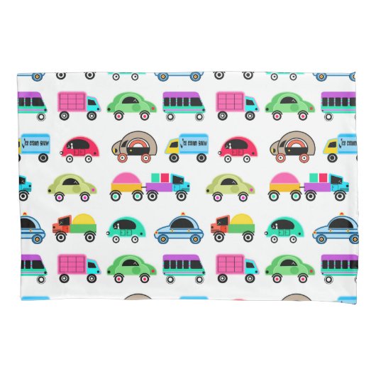 Housse D'oreillers Voitures amusantes (devant)