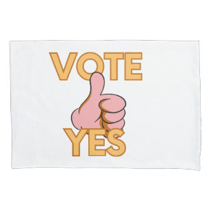 Housse D'oreillers Votez oui