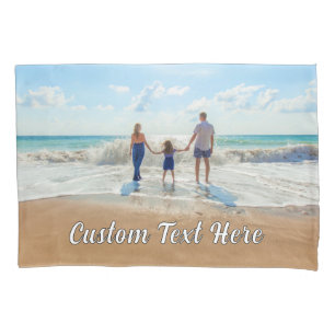 Housse D'oreillers Votre Coque Coussin photo avec nom de texte person
