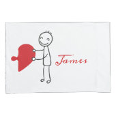 Housse D'oreillers Vous avez un morceau de mon coeur - Ses et Ses (devant-Droit)