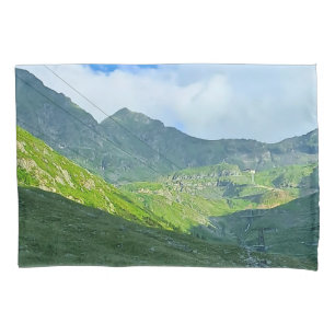Housse D'oreillers Vue alpine de Transfagarasan – Art montagneux de R