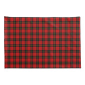 Housse D'oreillers Wallace tartan rouge noir plaid (Dos-Droit)
