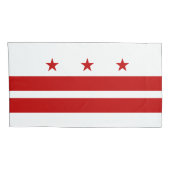 Housse D'oreillers Washington D.C. Flag patriotique (Dos-Droit)