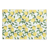 HOUSSE D'OREILLERS WATERCOLOR LEMONS (Dos)
