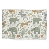 Housse D'oreillers Whimsical African Animals Pattern ID1263 (Dos)