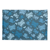 Housse D'oreillers Whimsical Blue Butterfly (Dos)