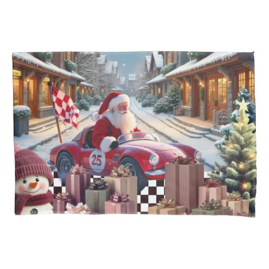 Housse D'oreillers Whimsy Holiday Design (devant)