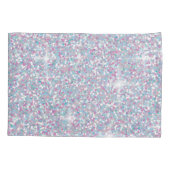 Housse D'oreillers White iridescent brillant (Dos-gauche)