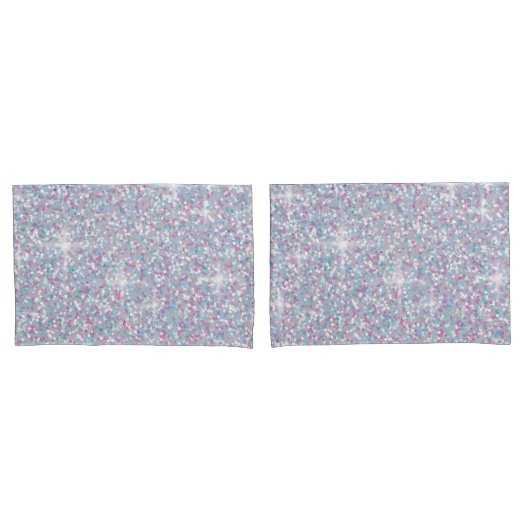 Housse D'oreillers White iridescent brillant (devant-Set)