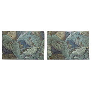 Housse D'oreillers William Morris Acanthus Sage Fleur Floral Botaniqu