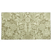 Housse D'oreillers William Morris Fleur verte tournesol (devant-Droit)