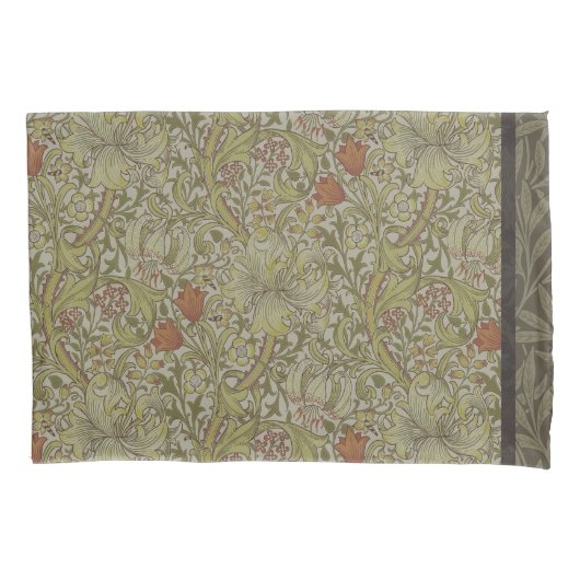 Housse D'oreillers William Morris Floral Lys willow art design (devant)