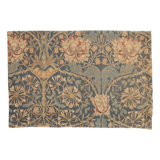 Housse D'oreillers William Morris Honeysuckle Rich Wallpaper (devant)
