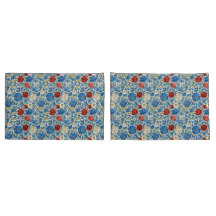 William Morris Inspiré Motif Cornflower