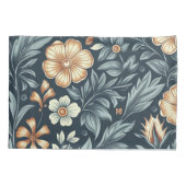 Housse D'oreillers William Morris Inspired Botanical Style Pattern (Dos-gauche)
